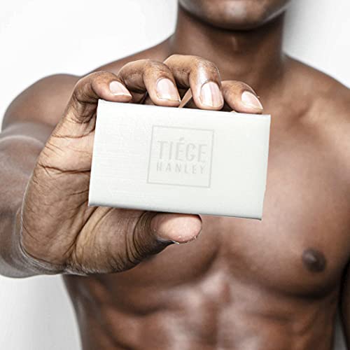 Tiege Hanley Daily Cleansing And Lightly Exfoliating Bar Soap For Men (Wash Body Bar) | Vitamin E & Aloe To Nourish Skin | Subtle Scent | Made In The Usa | 5 Ounce Bar #TOP4