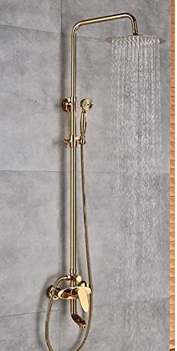Pomme de douche pluie 8 pouces avec mitigeur double poignée pour un réglage précis
