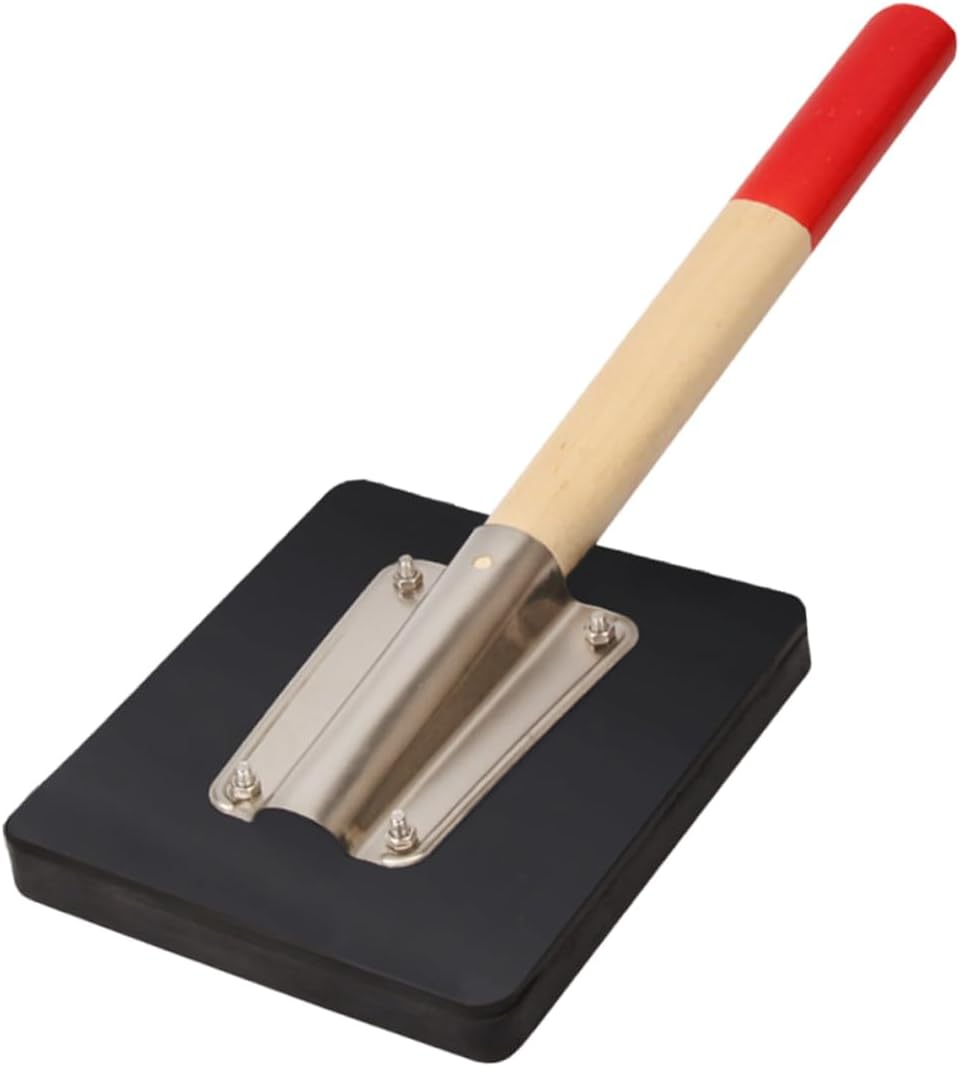 Paving Rubber Tool Construction Rubber Hammer Wooden Handle for Tile and Flooring Installation for Easy Use