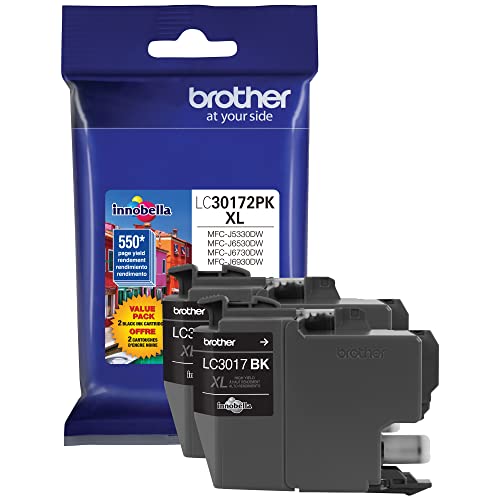 Encre Brother LC30172PK cartouche noire haute capacité XL pour imprimante