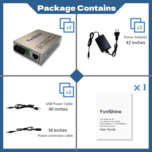 Convertidor de medios de fibra Gigabit con transceptor de alta velocidad 1000Base-LX de 20 km 2