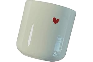 Fancy Ceramic Heart Shape Mug