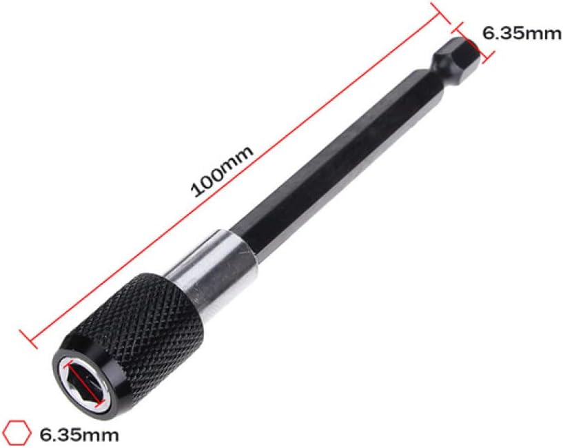Screwdriver Set Hex Shank Quick Release Precision Magnetic Bits Holder Adjustable Extension Bar Electric Drill Accessories,60MM