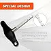 Damage-Free Extractor Connectors Tool, T-Shape Wiring Electrical Connector Removal Puller Tool, 2025 Upgraded Auto Repair Universal Connector Pin Extractor for Cars/Trucks/Atvs (3pcs)