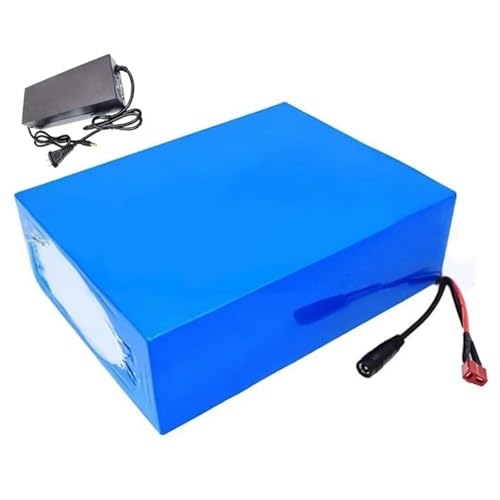 XSDAJSD Batería de Iones de Litio para Bicicleta eléctrica de 72 V, 20 Ah, 20S4P, con Cargador y protección BMS integrada, Ideal para Motor de Bicicleta eléctrica de 200-1500 W, Enchufe XT30.