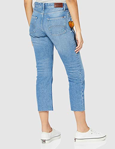Tommy Jeans Donna Cropped Lana Embroidered jeans