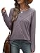 XIEERDUO Fall Outfits for Women 2025 Business Casual Tops for Women Early Fall Fashion Work Blouses Coffee Grey XL