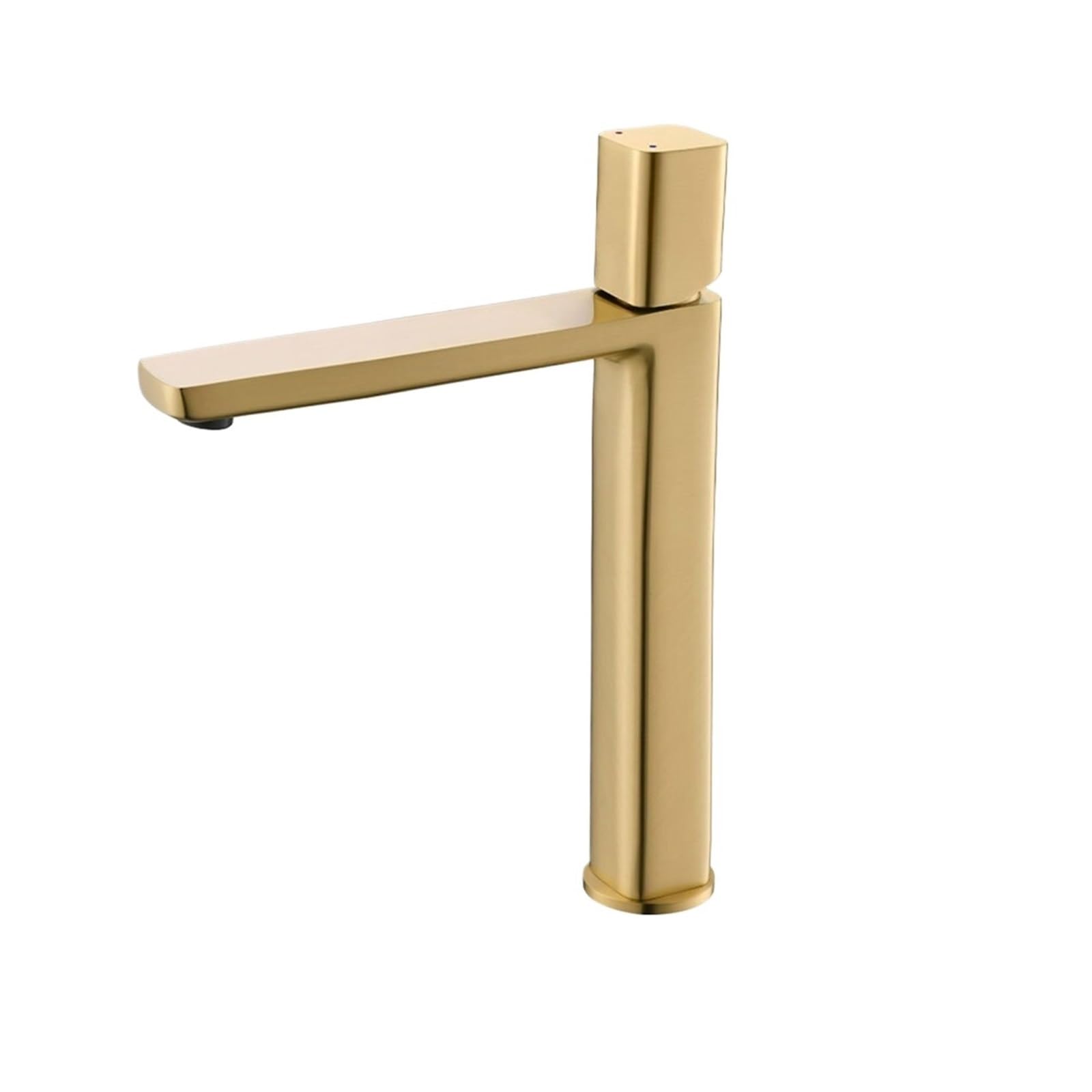 Mkyyioed Color05 Bathroom Taps Basin Faucet Gunmetal Bathroom Sink Tap Square Wash Single Handle Hot And Cold Mixer Deck(Color05)