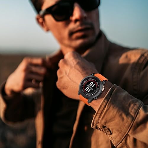 Bracelet de montre 22 mm Garmin Fenix 7 Pro Epix 47mm Forerunner 955 silicone