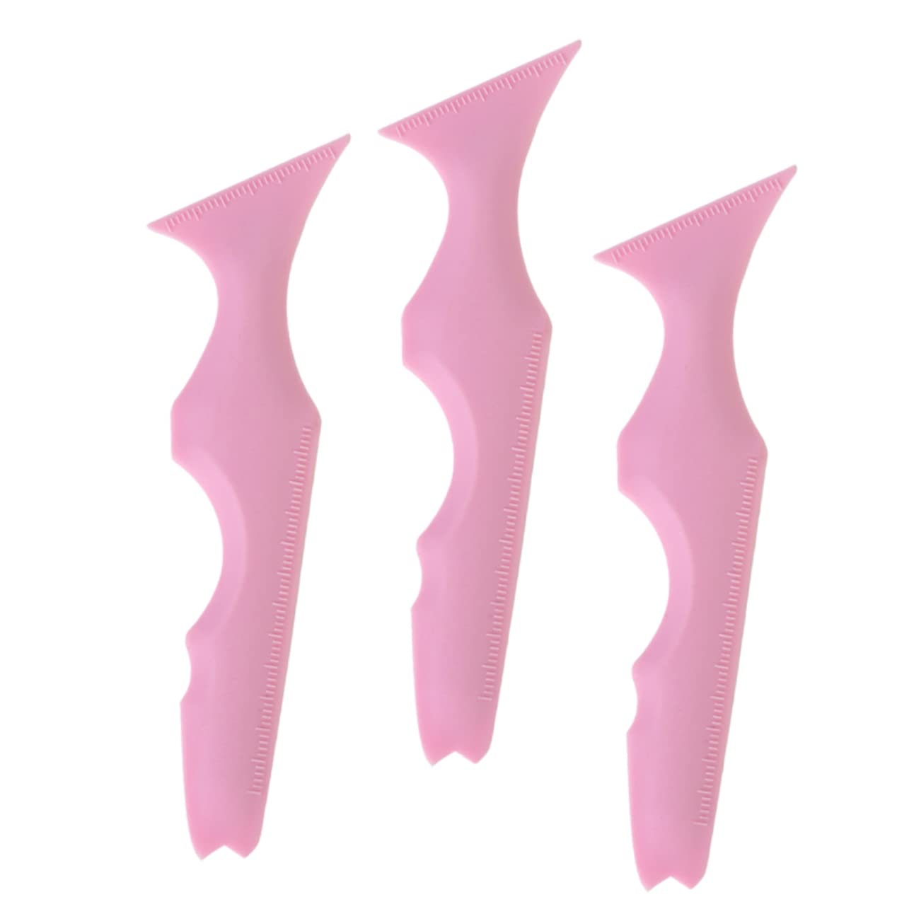 Healeved 9pezzi Stencil Per Eyeliner Silicone Strumento Make-up Per Sopracciglia e Ombretto Facile Usare e Portatile Per Principianti