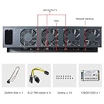 Cryptocurrency-BTCETHZEC-Mining-Rig-Case-Ethereum-Miner-Rig-with-8-Fans-8GPU-Slots-Mining-Frame-with-Barebone-MotherboardRAMSSD-Without-GPUPSU-Mining-Case