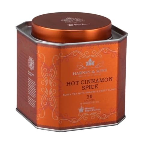 Harney & Sons Hot Cinnamon Spice Tea Tin Cover