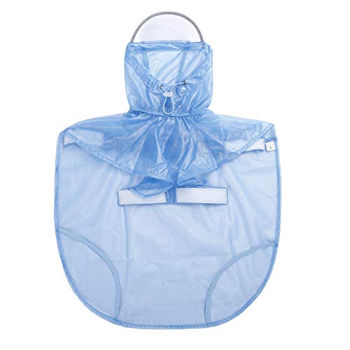 Mogoko Reflective Dog Raincoat With Hood, Waterproof Pet Blue Rain Coats For Large Dogs #TOP4