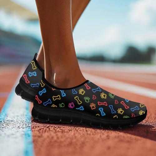 Howilath Slip on Shoes Women Walking Sneakers Casual Sport Loafers with Anti-Slip Sole for Gym Training2