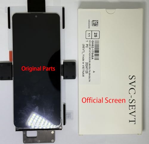 [Officially Screen] Original Amoled LCD Digitizer Screen Replacement for Samsung Galaxy Z Flip 5-6.7 inch SM-F731 Touch Display, Full HD Digitizer Frame Screen with Protective Film