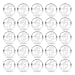 Vending Machine Empty Round Capsules 1.1" 50 pcs Bulk Capsule for Toy Gumball Machines Small Clear Containers Surprise for Kids Party Favor Prize
