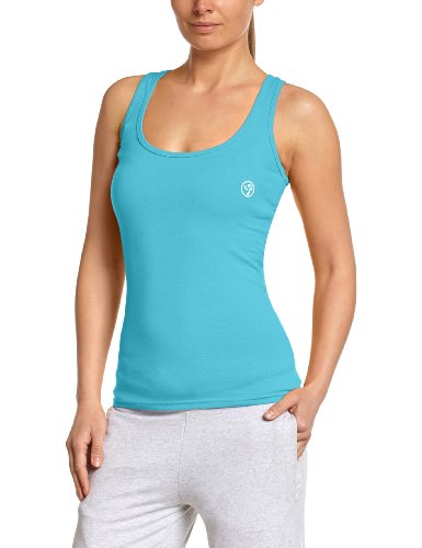 Zumba Fitness Women's Be Fiercely You Racerback Tank Top, Deep Blue Sea, XX-Large