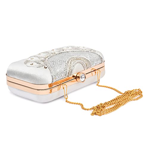 Image of For The Beautiful You Neck Embroidered Women's Clutch