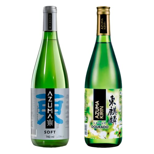 Combo Saquê Azuma Soft & Dourado