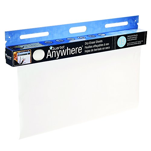 Quartet Dry Erase Sheets, 24-Inch X 31 1/2-Inch (85563) ,White #TOP3