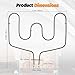 WB44T10018 Oven Bake Element for GE Range Oven Stove, 3410W 240V, Replacement Part WB44T10025 Lower Bake Heating Unit Element for General Electric Hotpoin RC Kenmore AP2031003 PS249293