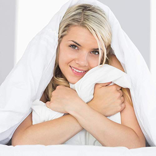 Beckham Hotel Collection Luxury Soft Brushed 1800 Series Microfiber Duvet Cover Set with Zipper Closure - Hypoallergenic - Full-Queen, Pure White - Thumbnail 3