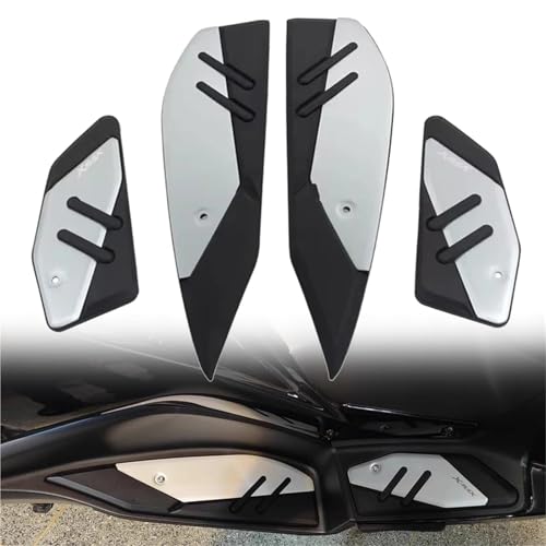 Plaque repose-pieds alu pour Yamaha Xmax 300 2023-2024, finition haut de gamme
