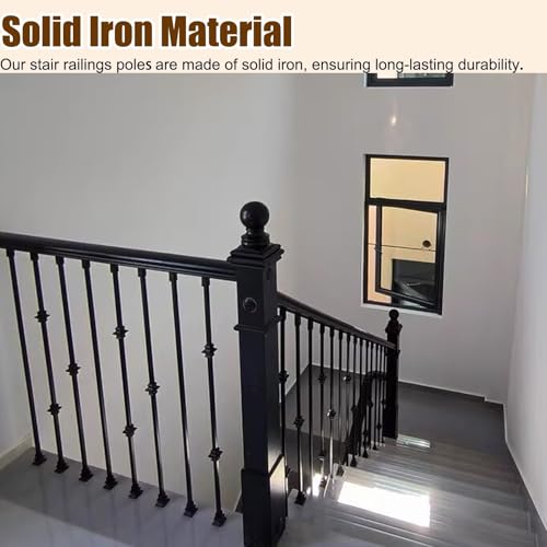 Balaustres metálicos para escaleras exteriores e interiores 6