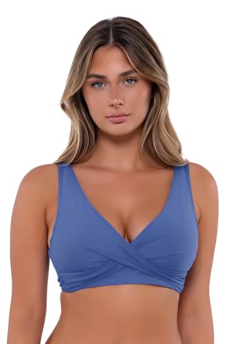 Sunsets Elsie Top Women's Swimsuit Bikini Top with Underwire (Ribbed Fabric)