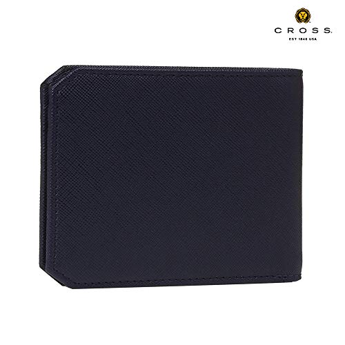 Cross Blue Men's Wallet Stylish Genuine Leather Wallets for Men Latest Gents Purse with Card Holder Compartment (AC798555) 4