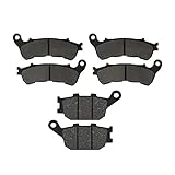 For Honda XL700 Transalp 2008-2011 CB 600 CB600 Hornet 600 2007-2012 CBF600 Motorcycle Semi Metallic Front And Rear Brake Pads (Color : Front and Rear)