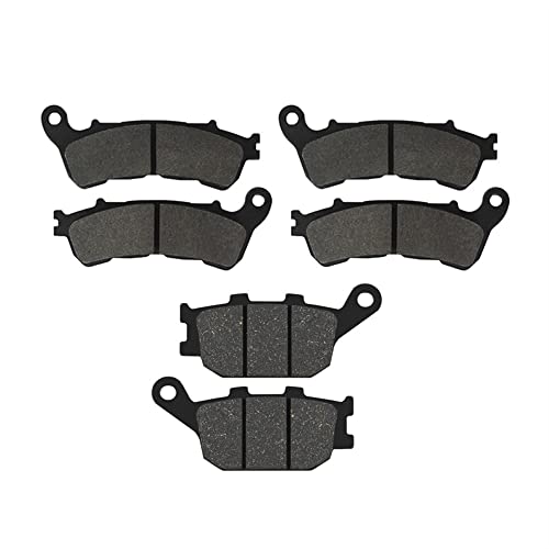 For Honda XL700 Transalp 2008-2011 CB 600 CB600 Hornet 600 2007-2012 CBF600 Motorcycle Semi Metallic Front And Rear Brake Pads (Color : Front and Rear)