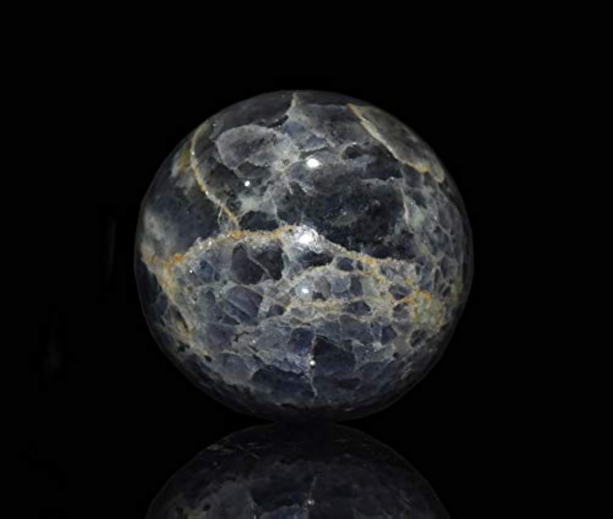 Iolite Chakra Balancing Sphere, Natural Healing Stone