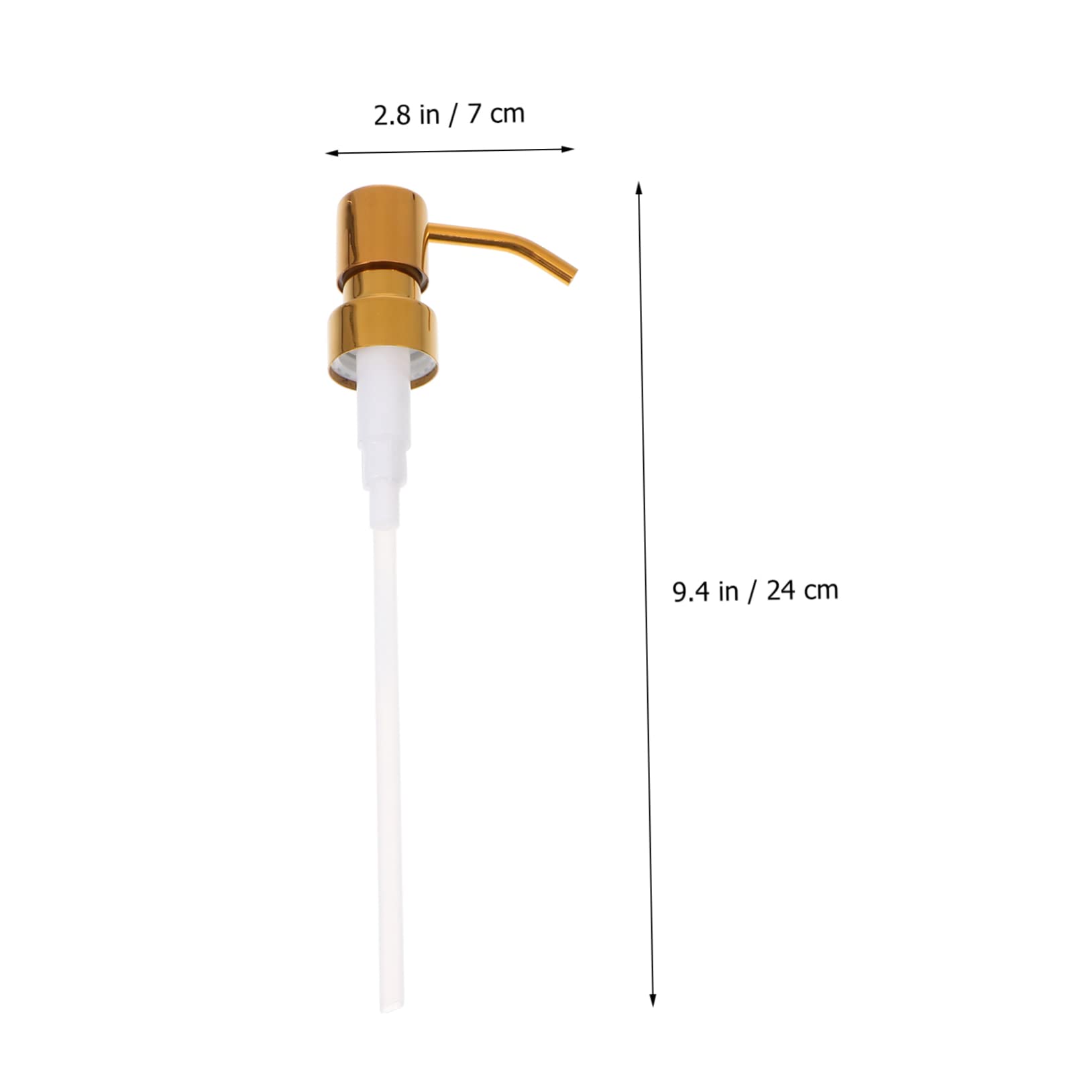 Zerodeko 6pezzi Pompa Dispenser Acciaio Inossidabile Per Bottiglie Di Lozione e Sapone Testa Di Ricambio Elegante Per Cucina e Bagno Facile Installazione e Uso Pratico