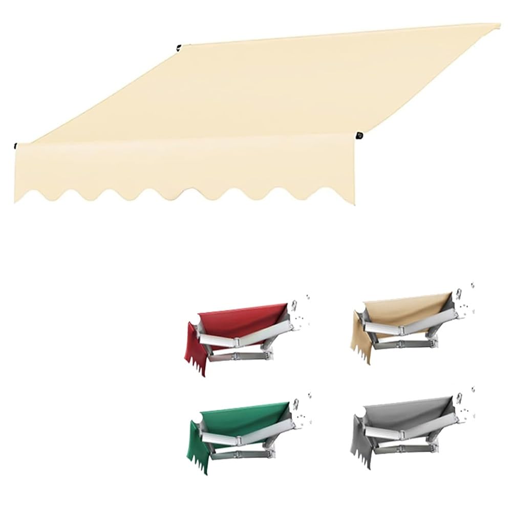 Chowany baldachim zapasowy materiał, wodoodporny poliestrowy pokrowiec na telefon komórkowy 300 x 250 / 400 x 350 / 500 x 350 cm, Pera Bei, 3 x 2 m
