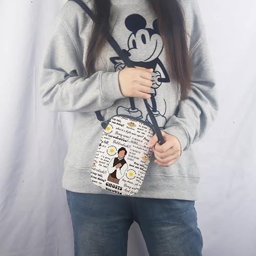 MNIGIU Ghost TV Show Inspired Gift Ghost TV Show Quotes Crossbody Bag for Captain Pat Butcher Robin Thomas Thorne Fans4