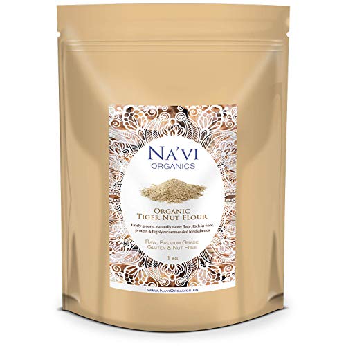 Harina de nuez de tigre de primera calidad orgánica finamente molida (1 kg) u0096 sin gluten