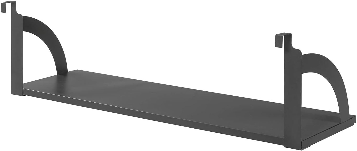Black Steel 36" Wall Hanging Shelf for Partition Panels