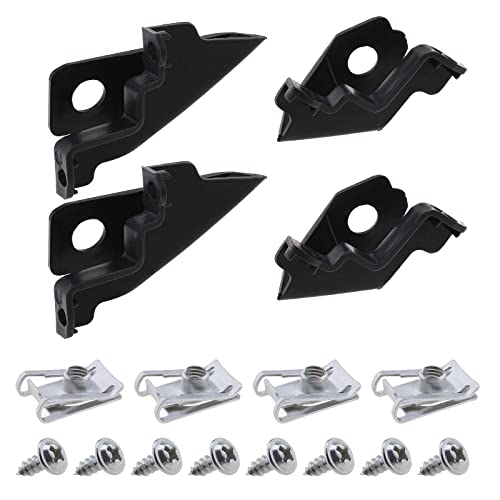 ECSiNG Auto Frontscheinwerfer Reparatur Set Scheinwerfer Halterung Clip mit Schraube mit Dichtung 6R0998225 6R0998226 Kompatibel mit Polo 2009-2017