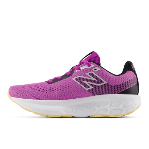 New Balance Women's Fresh Foam 520 V9 Running Shoe, Passion Fruit/Clementine/Black, 82
