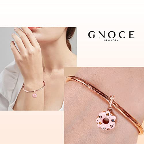 Image of GNOCE Food Themed Charm Beads Fit Charm Bracelet Necklace for Women