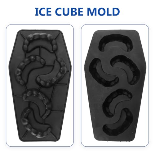 Molde para cubitos de hielo dientes de vampiro 2 pzs miniatura 3