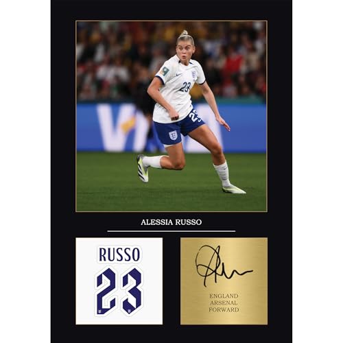 Russo Gift Signed A4 Print Display Unframed Lionesses Gifts Digitally Reproduced Signature (Unframed)