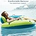Jasonwell Inflatable River Tube Float - 2 Person Heavy Duty River Float Pool Floats with Removable Cooler Lake Water Tubes for Floating River Raft Lounge Floatie with 2 Cup Holders for Adults (YG)