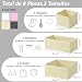 Imagen de Niviy Organizador Armario Beige Organizador Cajones Ropa 8 Piezas