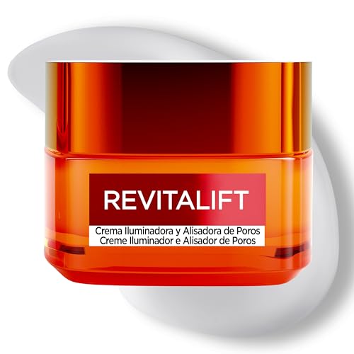 L'Oréal Paris Revitalift Clinical Crema en Gel, Potenciada con Vitamina C + Ácido Salicílico. Ilumina la Piel, Reduce los Poros y las Líneas de Expresión. Reduce los Signos del Envejecimiento, 50ml.