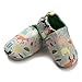 Timatego Toddler Baby Boys Girls Shoes Non Skid Slipper Sneaker Moccasins Infant First Walker House Walking Crib Shoes(6-24 Months) Baby Slipper 9-12 Months Infant, 01 Grey Fox