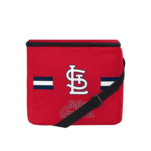 Image of FOCO MLB Officially Licensed Primary Logo Team Stripe 6 or 12 Pack Soft Insulated Game Day Baseball Lunch Tote Cooler