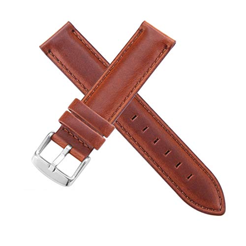 Bracelet de montre en cuir pour homme souple et confortable