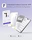 Inateck KI Barcode Scanner Bluetooth, 1D Handscanner Kabellos, Handheld Barcode Scanner, 1 Ladung in 3 Monaten, Unterstützen Selbst Entwickelte App und SDK mit 2000mAh Akku, BCST-21 KI